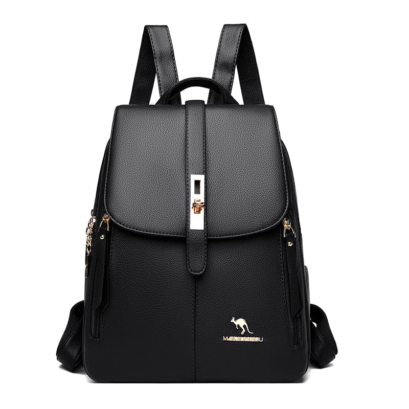 mochila preta feminina, Mochila Feminina Grande, Mochila Feminina Couro, Mochila de Couro Feminina, Mochila Couro Feminina
